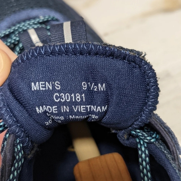 Cole Haan men's shoes 9.5M D, blue leather and mesh zero grand athletic trainers - Picture 9 of 16